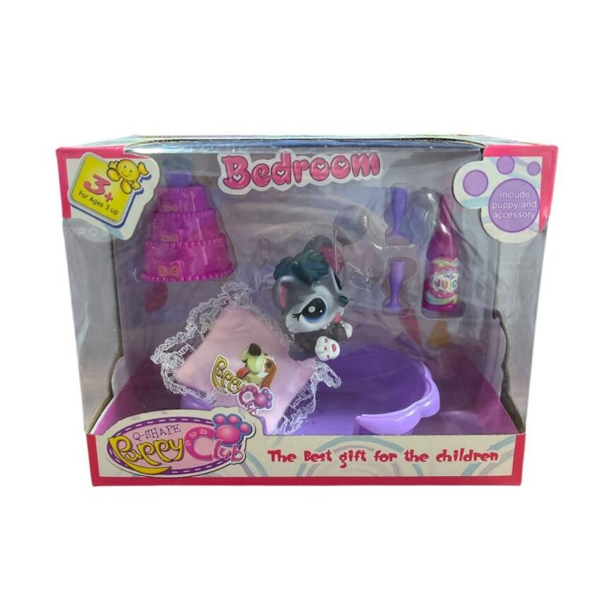 Can Oyuncak Puppy Club Sevimli Köpekçikler Oyun Seti Cl2101-1-12-Gri - 2