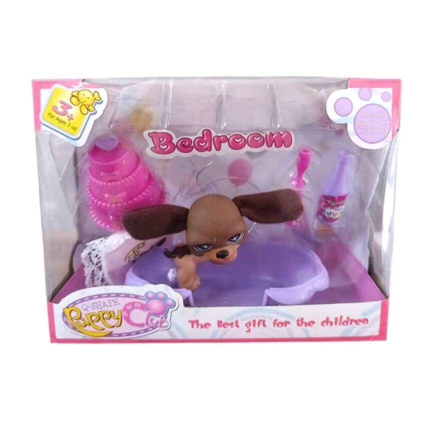 Can Oyuncak Puppy Club Sevimli Köpekçikler Oyun Seti Cl2101-1-12-Kahverengi - 1