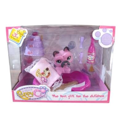 Can Oyuncak Puppy Club Sevimli Köpekçikler Oyun Seti Cl2101-1-12-Mor