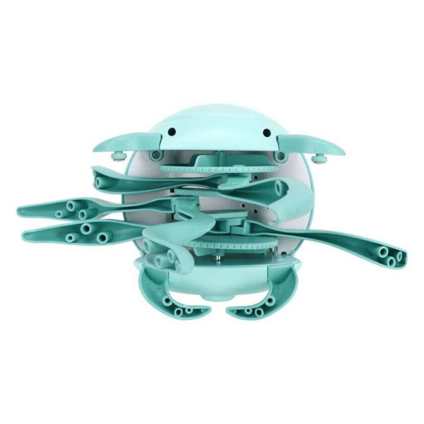 Can Oyuncak Sesli Işıklı Sensörlü Ahtapot Qc-2Y-Mavi - 6