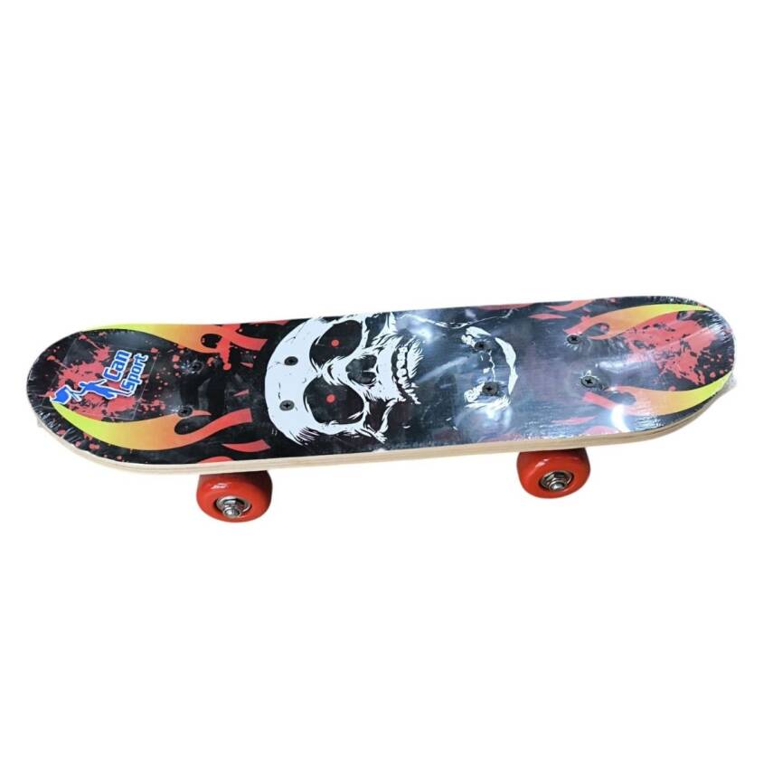 Can Sport 44 Cm Desenli Küçük Kaykay BSK-1705-Siyah - 1