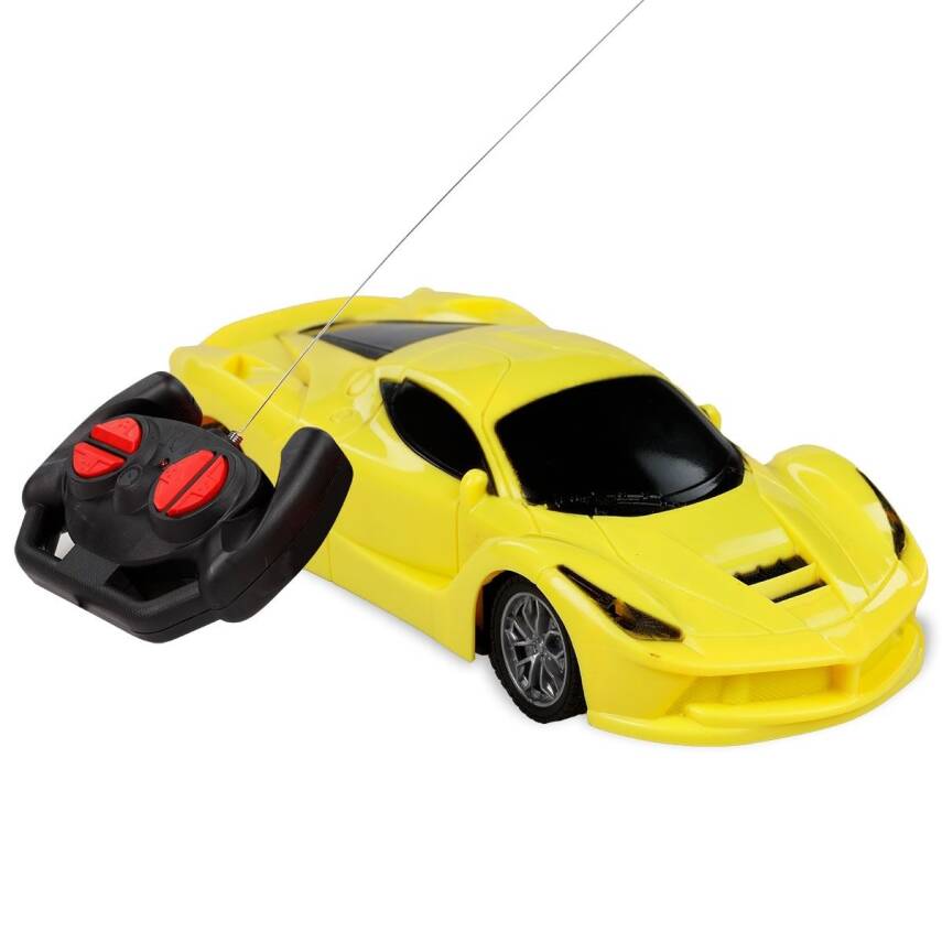 Canem Oyuncak Uzaktan Kumandalı Şarjlı Araba Fd501-Sarı - 2