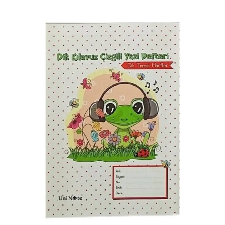 Çınar A5 Dik 40 Yp Çizgili Defter 24013-Kurbağa - 1