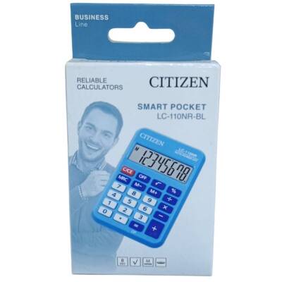 Citizen Cep Hesap Makinası Mavi Lc-110Nrbl