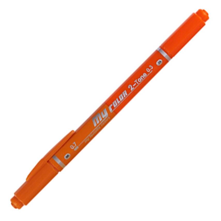 Dong-A My Color 2 Duo Çift Renk Turuncu 66/28 Mc3-66/28 - 1
