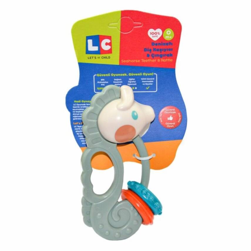 Enfal Oyuncak Lets Be Child Denizatı Diş Kaşıyıcı & Çıngırak Lc 30930-Gri - 1