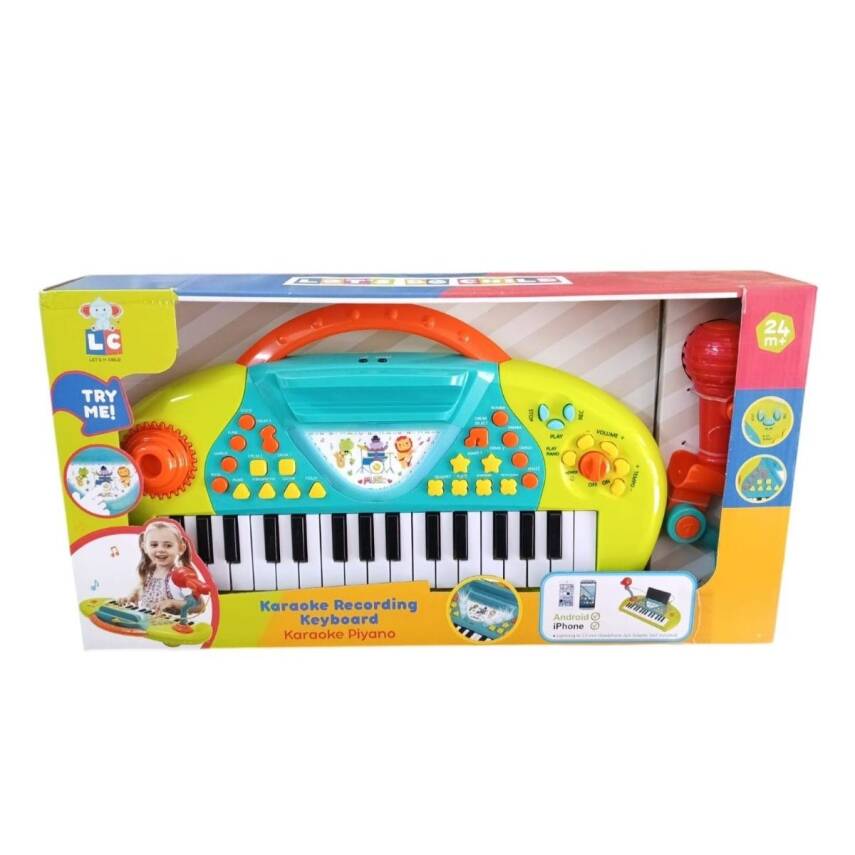 Enfal Oyuncak LetS Be Child Karaoke Piyano Lml7710-Mavi - 1