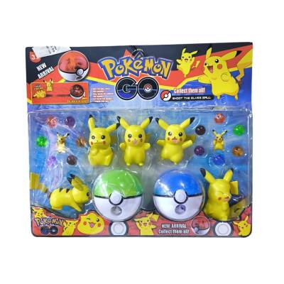 Ethell Oyuncak Kartela Pokemon Seti T0309