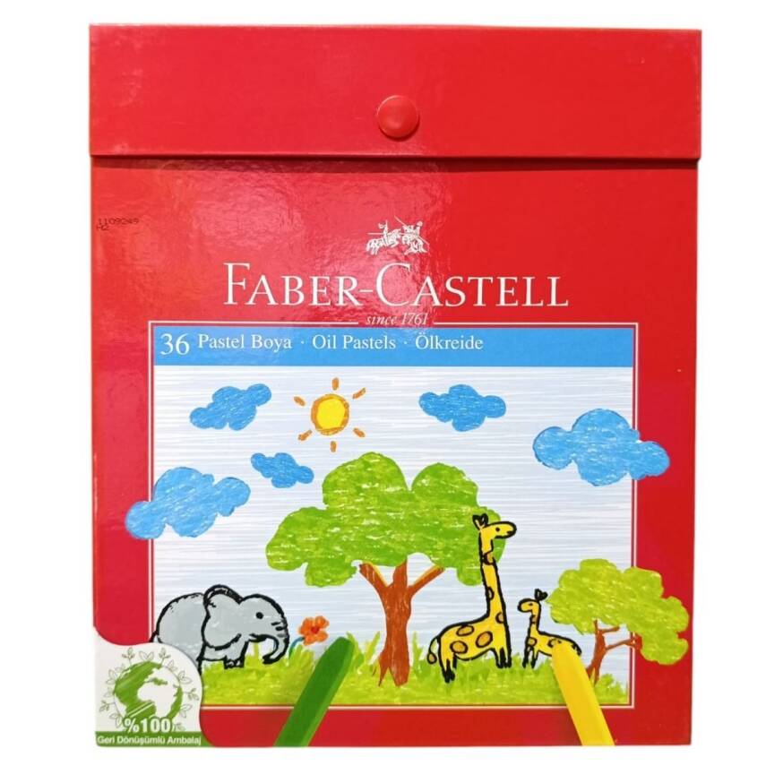 Faber Castel Karton Çantalı Pastel Boya 36lı 5282 000 003 - 1