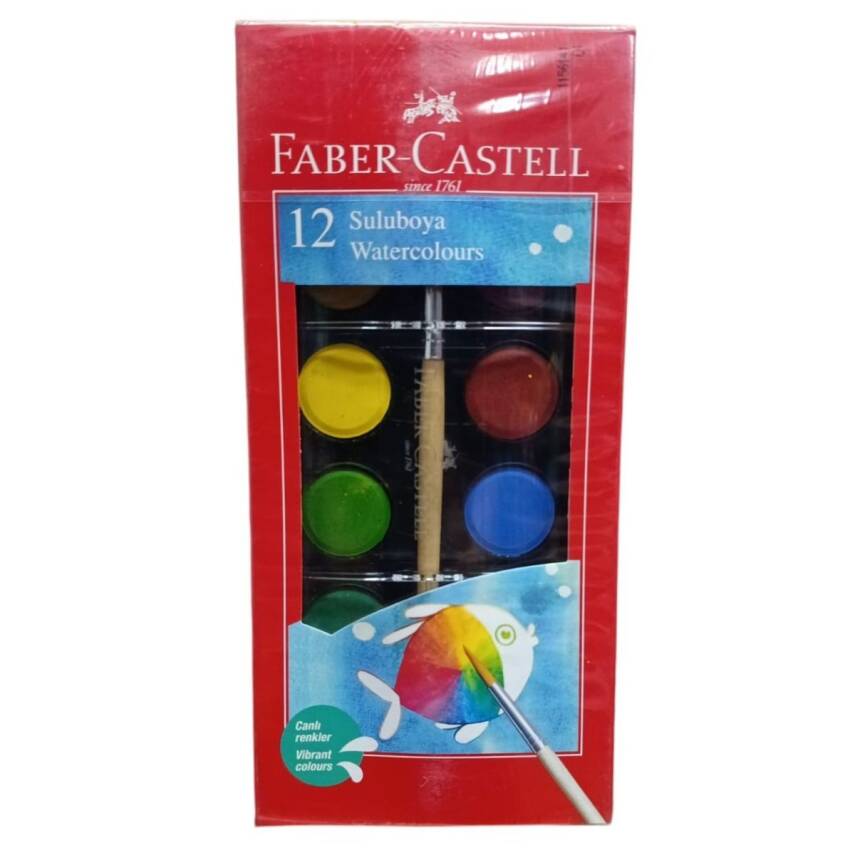 Faber Castell 12li Sulu Boya 5292 125011 - 1