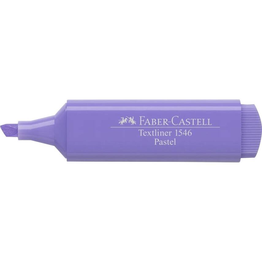 Faber-Castell 1546 Pastel Fosforlu Kalem Lila - 1