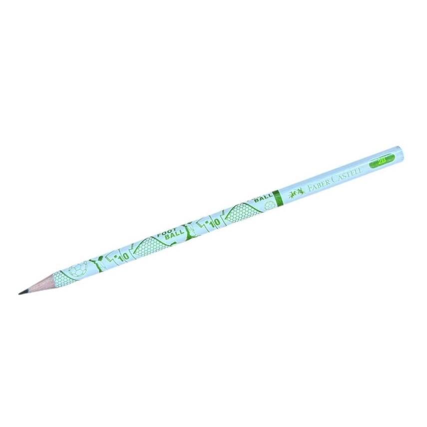 Faber Castell 2b Basketbol Kurşun Kalemi-Beyaz - 1