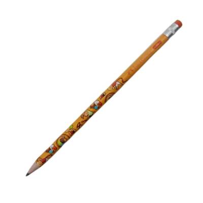 Faber Castell 2b Jimnastik Silgili Kurşun Kalem-Turuncu