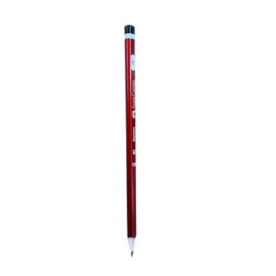 Faber Castell 2B Üçgen Gövdeli Mercanlı Kurşun Kalem-Kırmızı