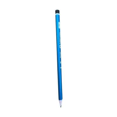 Faber Castell 2B Üçgen Gövdeli Mercanlı Kurşun Kalem-Mavi