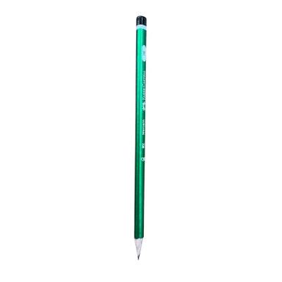 Faber Castell 2B Üçgen Gövdeli Mercanlı Kurşun Kalem-Yeşil