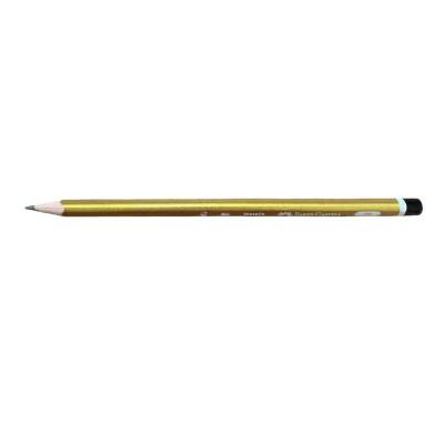 Faber Castell 2b Üçgen Metalik Kurşun Kalem-Altın