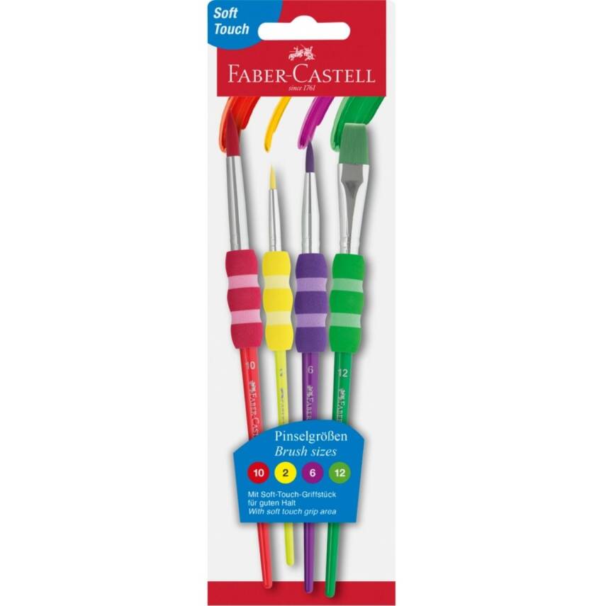 Faber Castell 4lü Fırça Seti 48 16 00 - 1