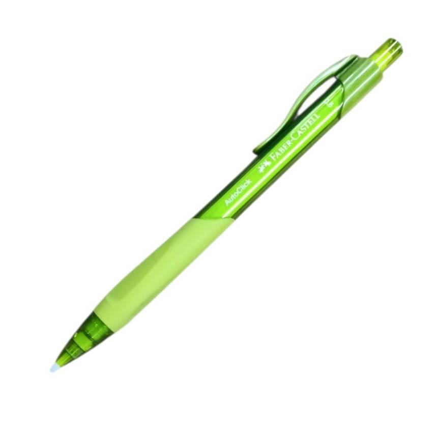 Faber Castell Auto Click 0.5 Color Barrel Uçlu Kalem-Yeşil - 1