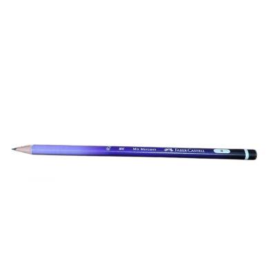 Faber Castell B Üçgen Mix Mercanlı Kurşun Kalem-Mor