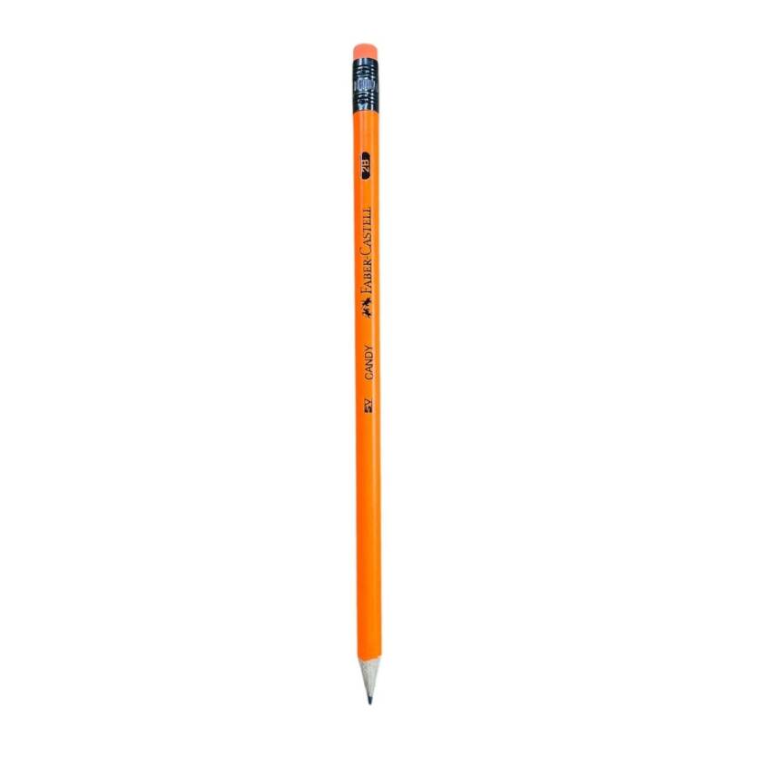 Faber Castell Candy Silgili Kurşun Kalem-Turuncu - 1