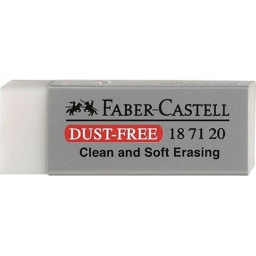Faber Castell Dust Free Büyük Beyaz Silgi 18 71 20 - 1