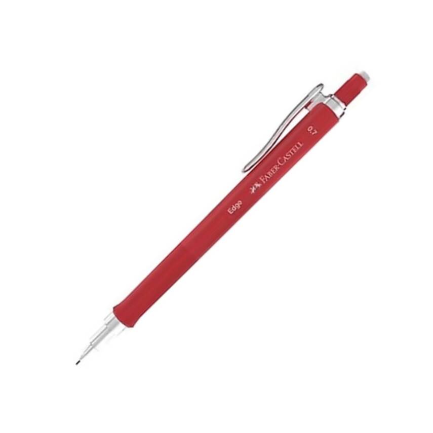 Faber Castell Edge Versatil Kalem Koyu Renk 0.7 139710-Kırmızı - 1