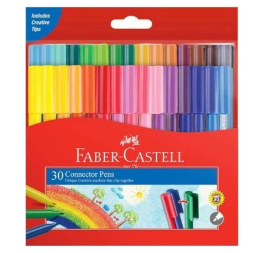 Faber Castell Eğlenceli Keçeli Kalem 30 Renk 5068 113000 - 1