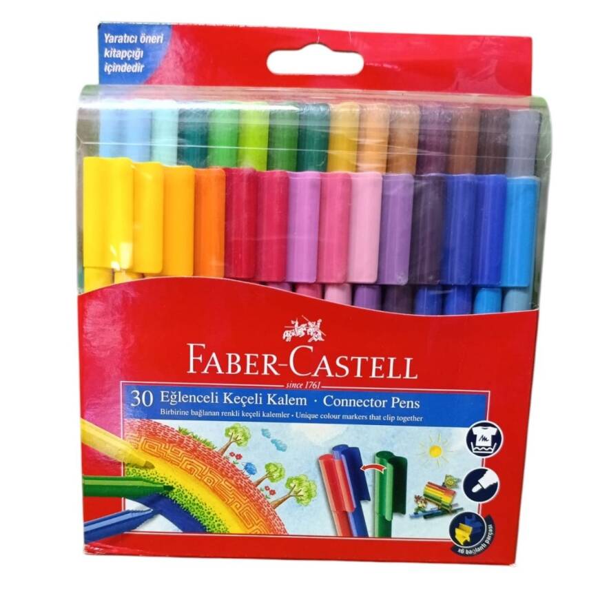 Faber Castell Eğlenceli Keçeli Kalem 30 Renk 5068 113000 - 2