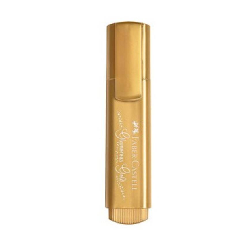 Faber Castell Fosforlu Kalem 46 Metalik Gold - 1