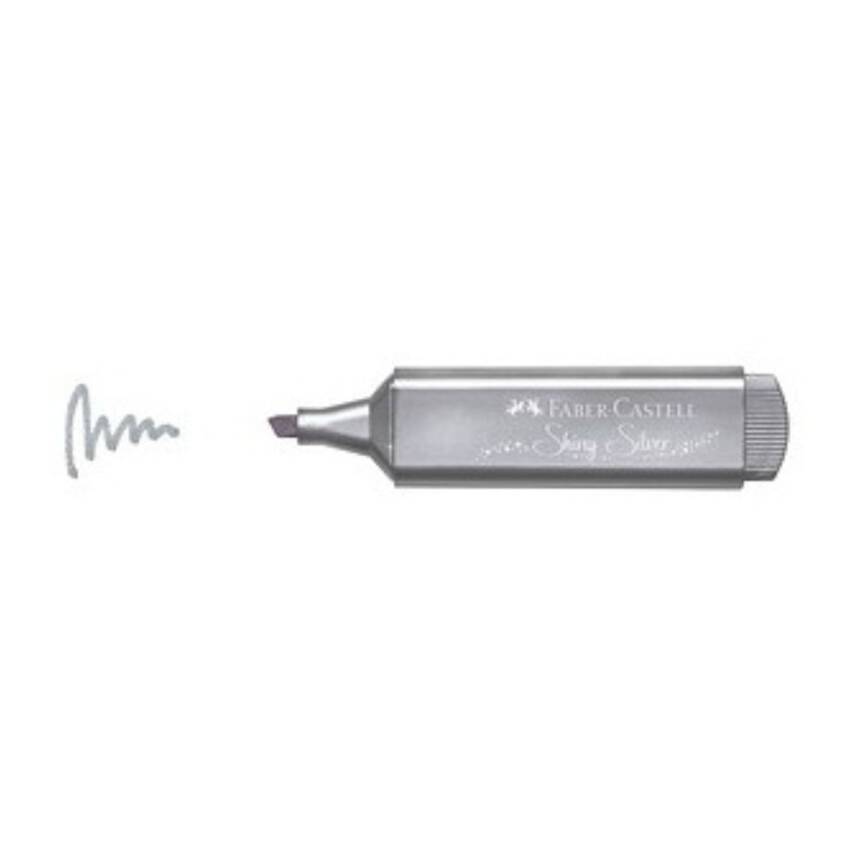 Faber-Castell Fosforlu Kalem 46 Metalik Gri - 2