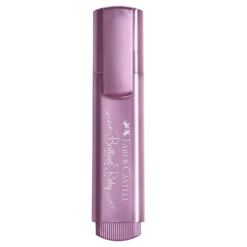 Faber-Castell Fosforlu Kalem 46 Metalik Yakut Mor - 1