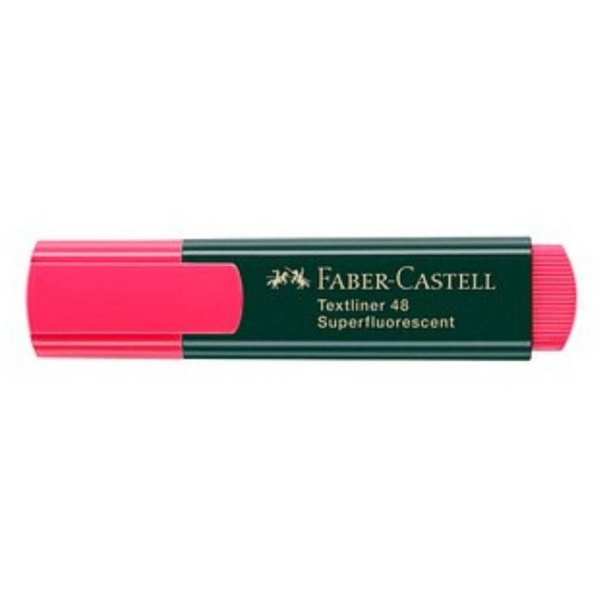 Faber Castell Fosforlu Kalem Kırmızı - 1