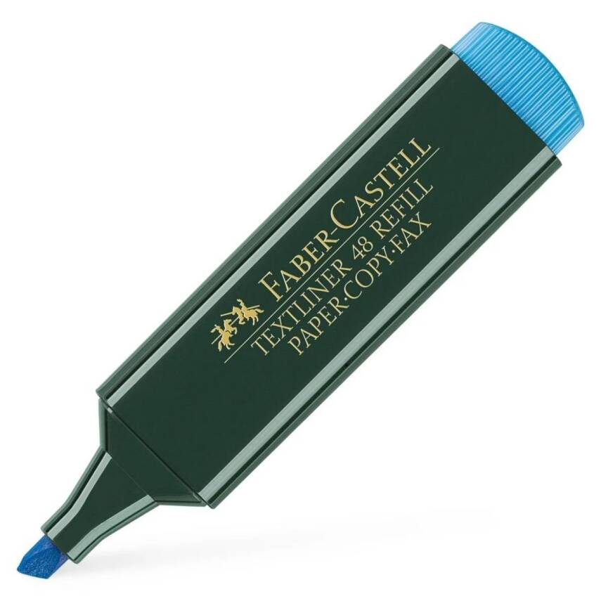 Faber Castell Fosforlu Kalem Mavi - 2