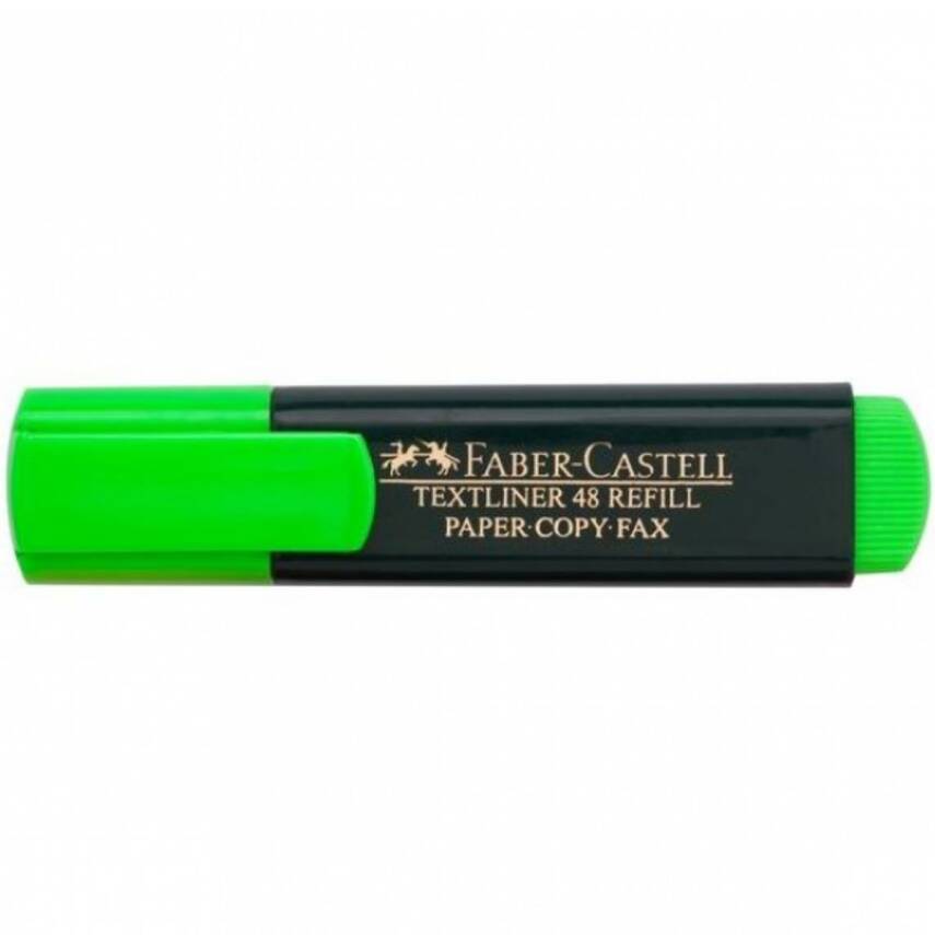 Faber Castell Fosforlu Kalem Yeşil - 1