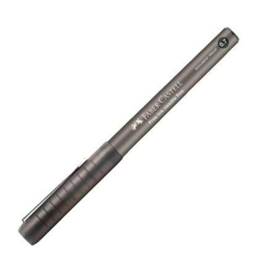 Faber Castell Free Ink Needle Fine Siyah Roller 0.7 40X - 1