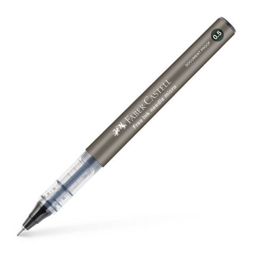 Faber Castell Free Ink Needle Siyah Roller 0.5 40X - 2