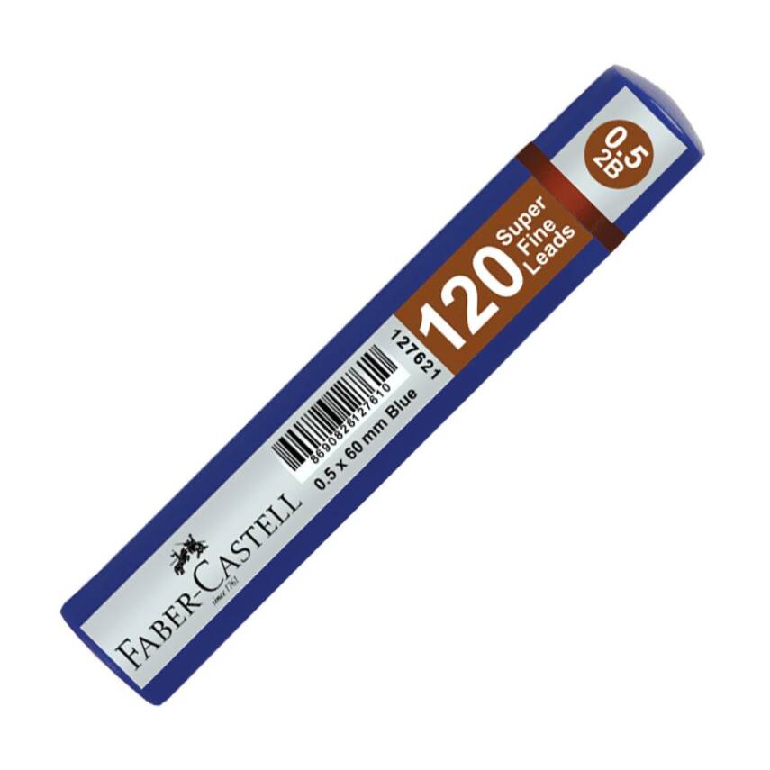 Faber Castell Grip 0.5 2b Min 120li Tüp Uç Mavi 127621 - 1