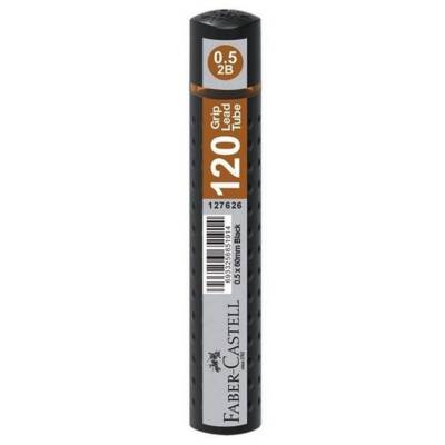 Faber Castell Grip 0.5 2b Min 120li Tüp Uç Siyah 127626