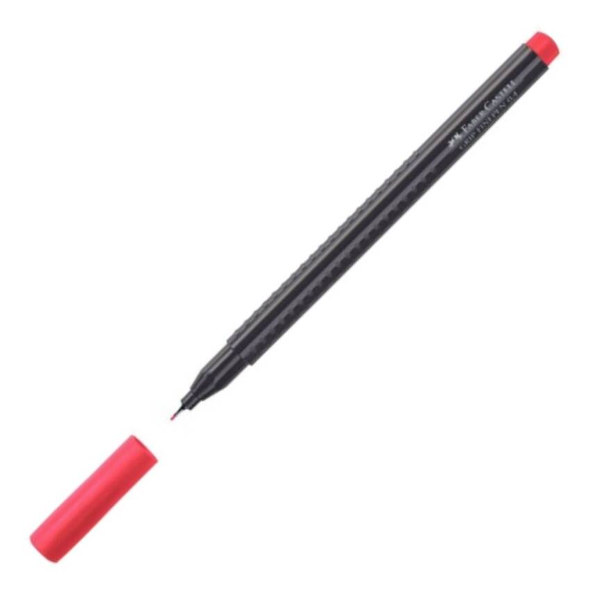 Faber-Castell Grip Finepen 0.4 mm Koyu Kırmızı CM26 - 1