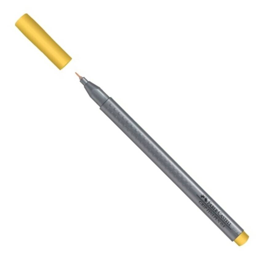 Faber Castell Grip Finepen Koyu Sarı ACO06 - 1