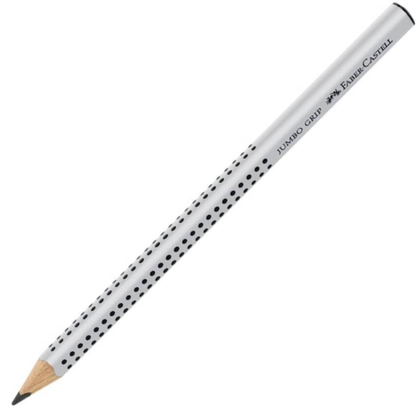 Faber Castell Grip Jumbo 2001 2B Kurşun Kalem Gri - 1