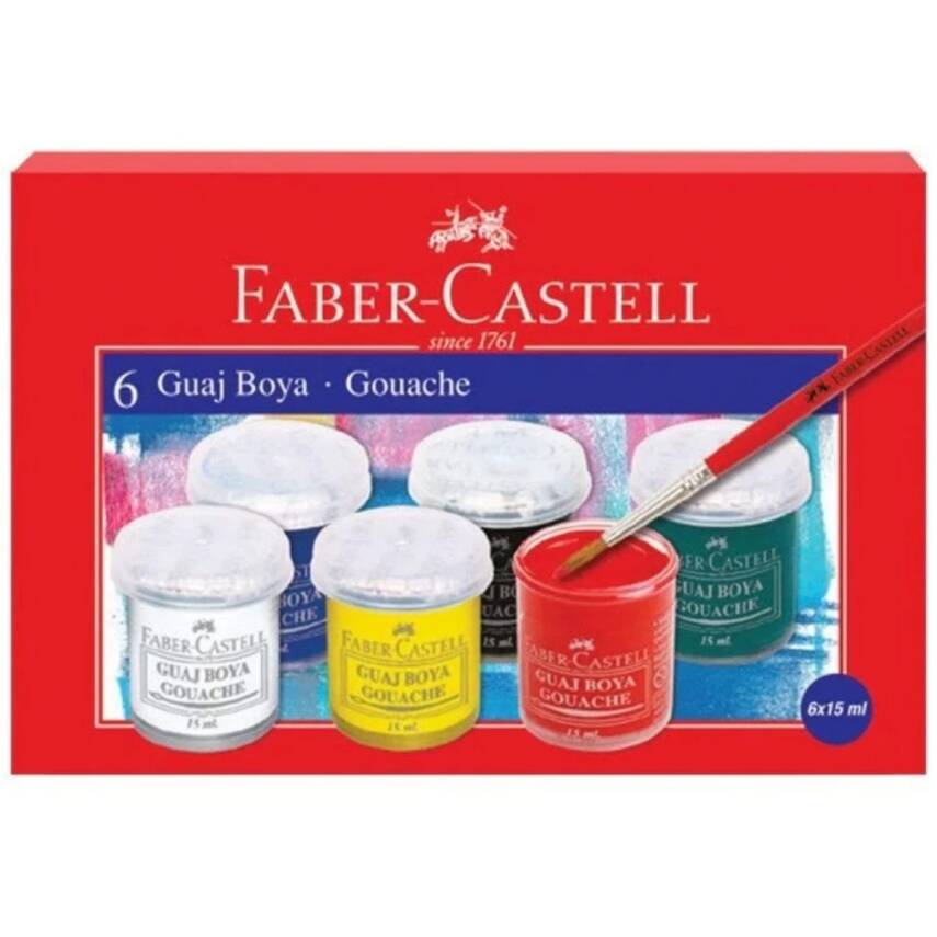 Faber Castell Guaj Boya 6 Renk 5170 160400 - 1