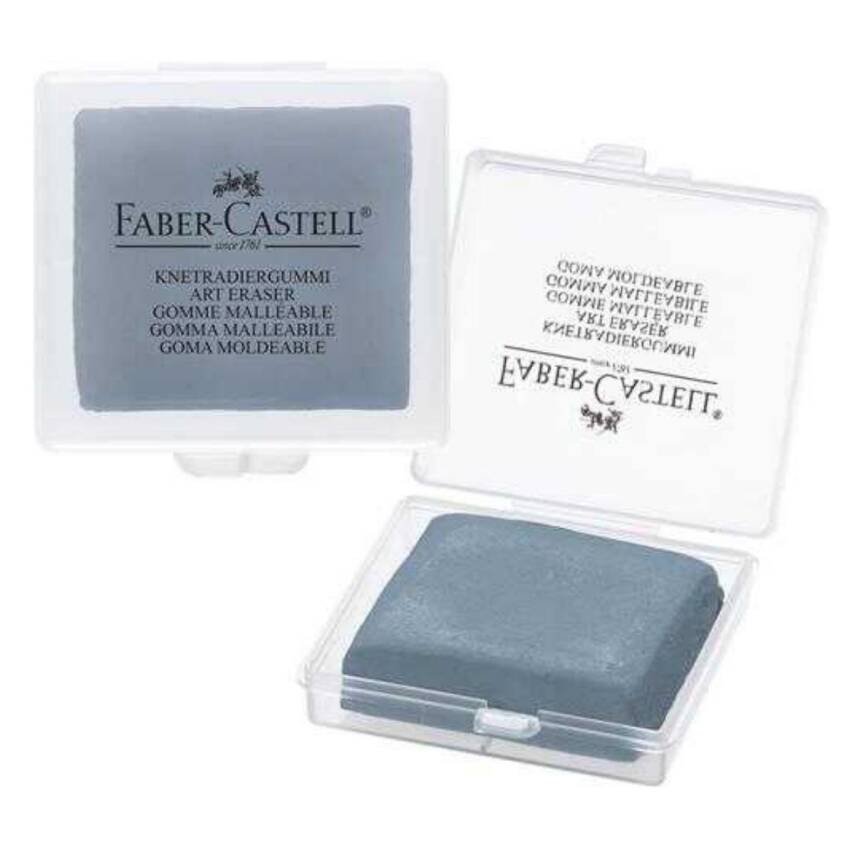 Faber Castell Hamur Silgi Plastik Kutulu Gri 12 72 20 - 1