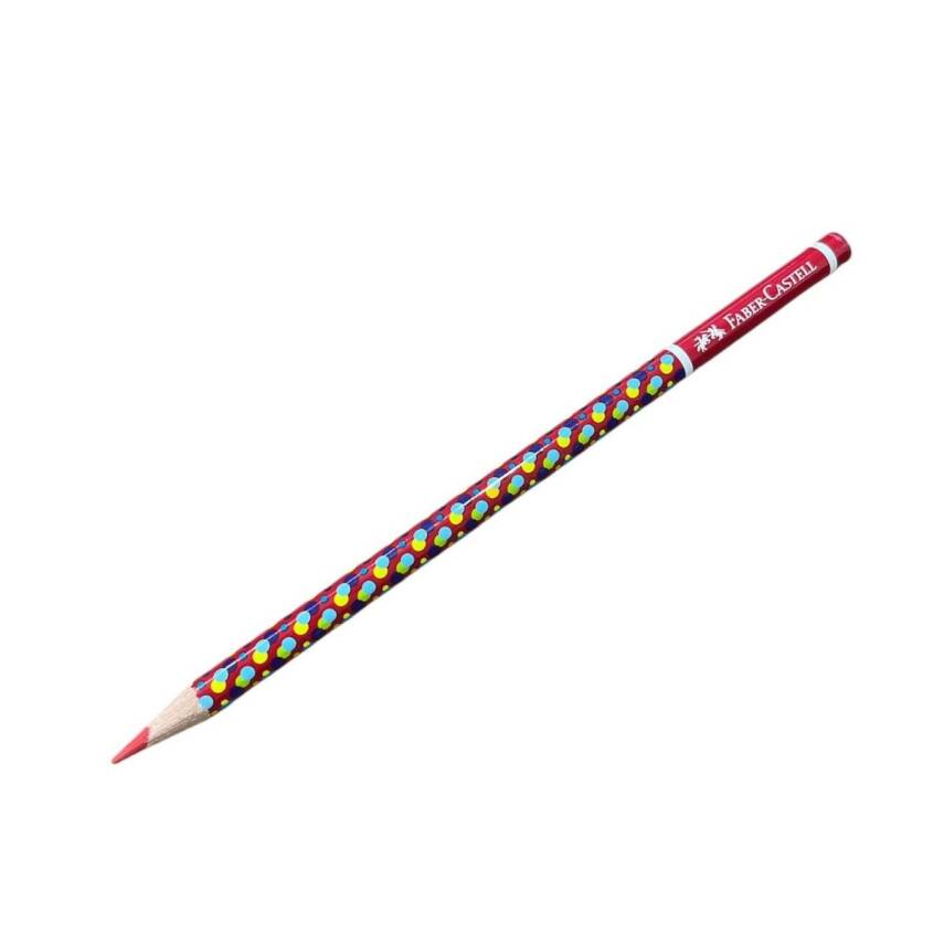 Faber Castell Kırmızı Başlık Kalemi Benekli - 1