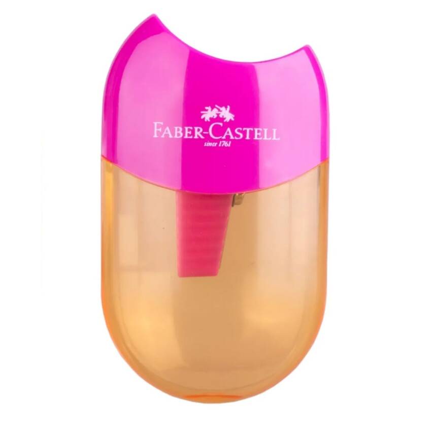 Faber Castell Mini Apple Trend R. Kalemtıraş 183515-Pembe - 1