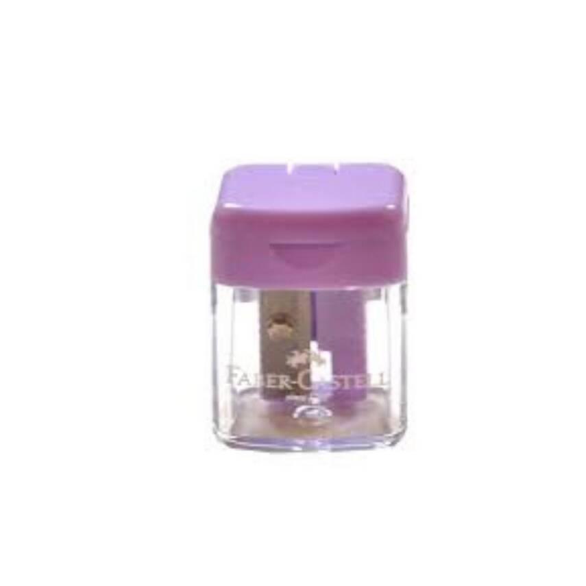Faber Castell Minibox Kalemtıraş Pastel 38 19 26-Mor - 1