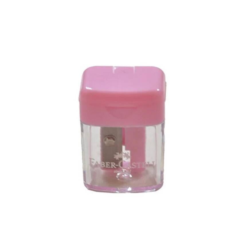 Faber Castell Minibox Kalemtıraş Pastel 38 19 26-Pembe - 1