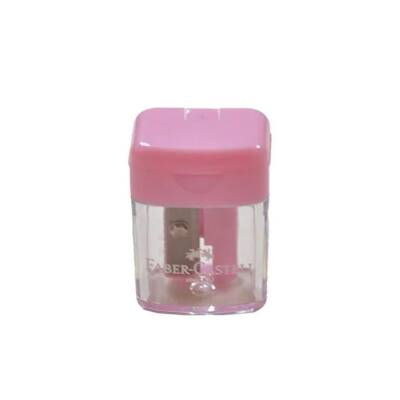 Faber Castell Minibox Kalemtıraş Pastel 38 19 26-Pembe