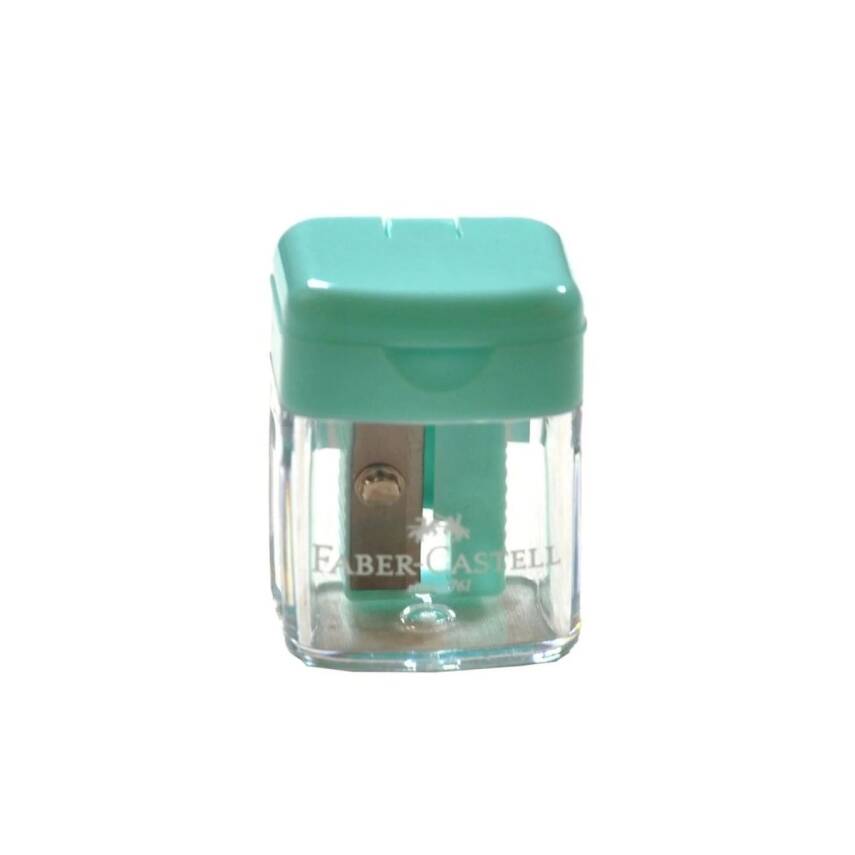 Faber Castell Minibox Kalemtıraş Pastel 38 19 26-Su Yeşili - 1